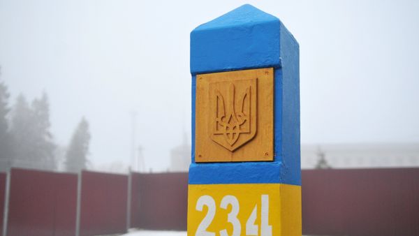 Украинская пограничная застава Сянки в Львовской области