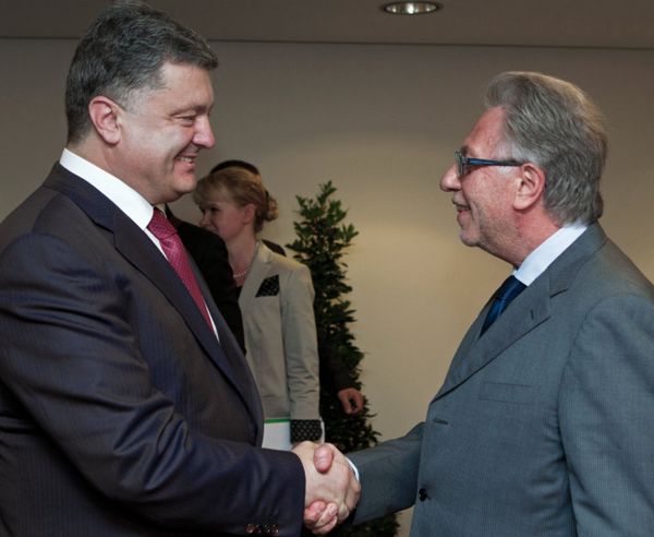 Рабочий визит президента Украины П.Порошенко в Страсбург