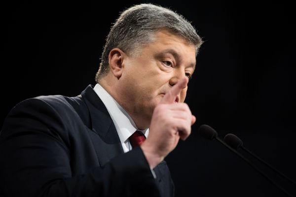 Президент Украины П. Порошенко провел первую пресс-конференцию в 2016 году
