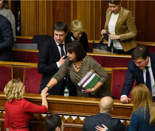 Заседание Верховной рады Украины