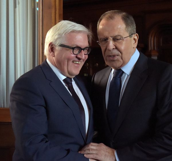 Встреча глав МИД РФ и Германии С. Лаврова и Ф. Штайнмайера