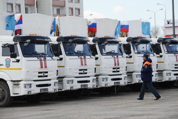 Подготовка 24-го конвоя с российской гуманитарной для Донбасса