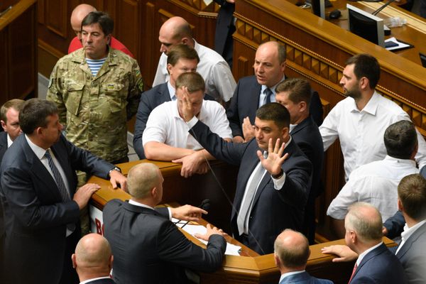 Заседание Верховной рады Украины