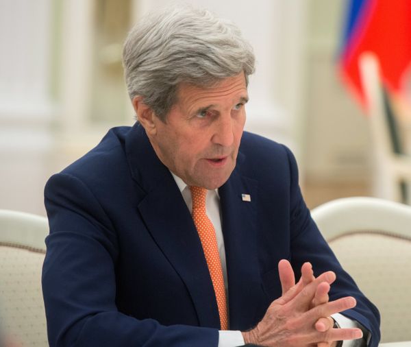 Встреча президента РФ В. Путина с государственным секретарем США Дж.Керри