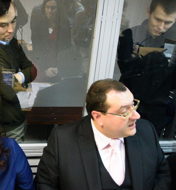 Заседание суда по делу А. Александрова и Е. Ерофеева в Киеве