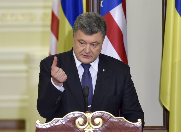 Встреча президента Украины П.Порошенко и вице-президента США Д.Байдена