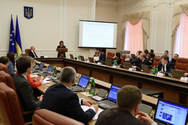 Заседание кабинета министров Украины