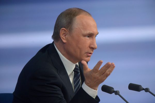 Одиннадцатая ежегодная большая пресс-конференция президента России Владимира Путина