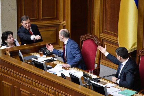 Заседание Верховной рады Украины