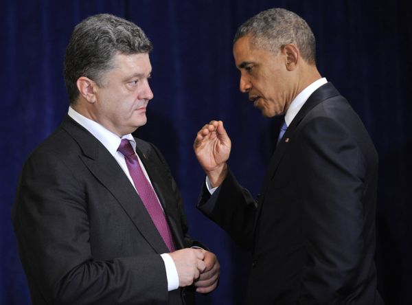 Б.Обама встретился с П.Порошенко Б.Обама встретился с П.Порошенко