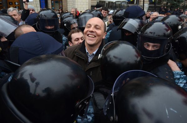Акция в честь 7-й годовщины Оранжевой революции на Украине Акция в честь 7-й годовщины Оранжевой революции на Украине