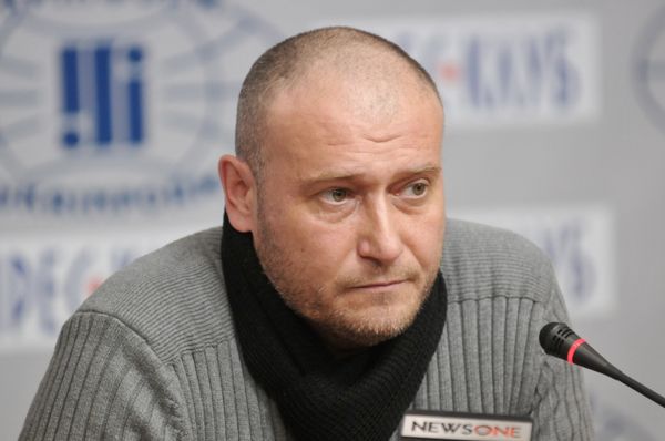 Пресс-конференция бывшего лидера запрещенной в России организации Правый сектор Дмитрия Яроша во Львове