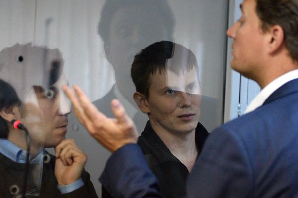 Суд в Киеве продолжил рассмотрение дела россиян Е. Ерофеева и А. Александрова