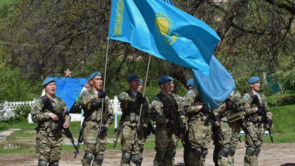 Открытие учений сил и средств разведки вооруженных сил стран ОДКБ Поиск-2016