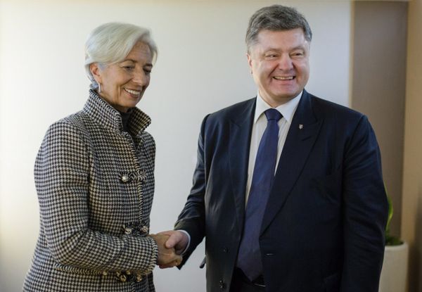Президент Украины Петр Порошенко на ВЭФ в Давосе