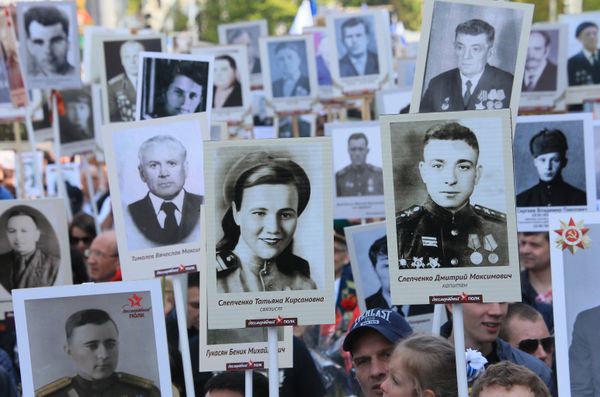 Акция Бессмертный полк в регионах России