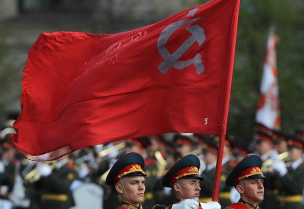 Генеральная репетиция парада Победы на Красной площади