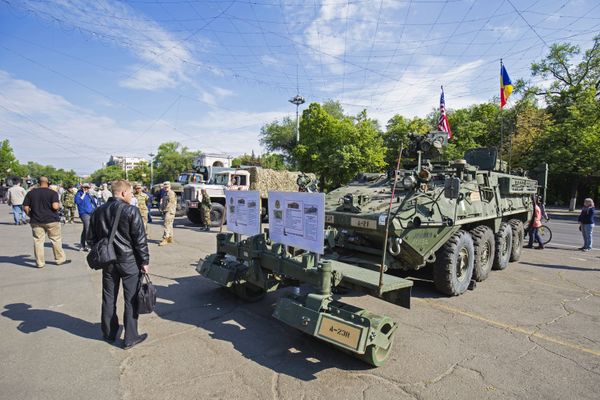 Военная техника США в Кишинёве