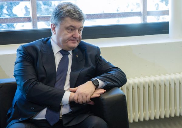 Президент Украины Петр Порошенко на ВЭФ в Давосе
