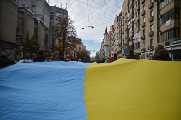 Акции в украинских городах в День защитника Украины