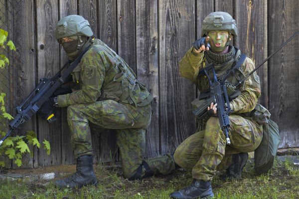 Военные учения НАТО Spring storm в Эстонии Военные учения НАТО Spring storm в Эстонии