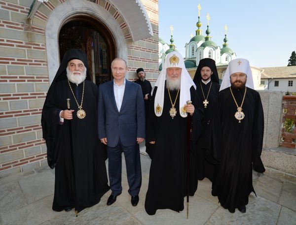 Визит президента РФ В. Путина в Грецию. День второй