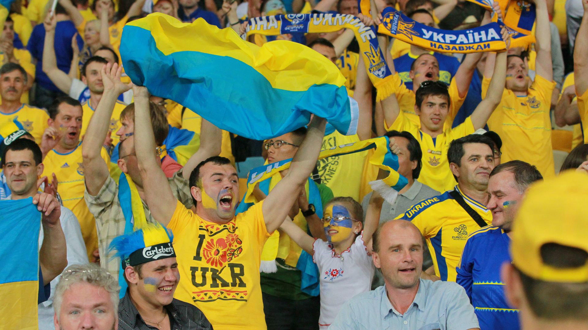 Футбол. ЕВРО - 2012. Матч сборных Украины и Швеции - РИА Новости, 1920, 17.06.2024