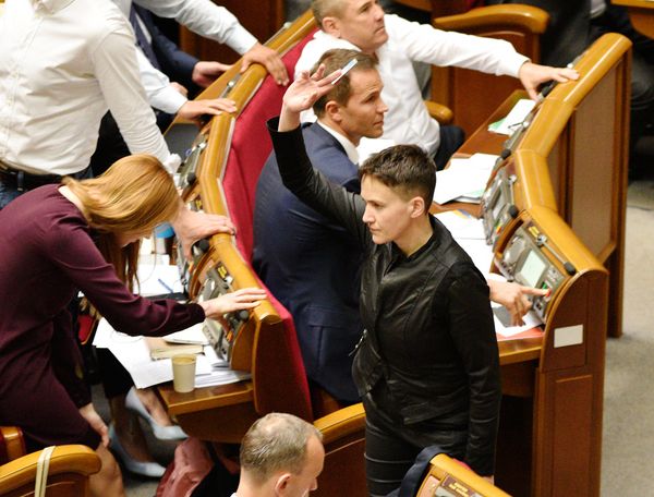 Заседание Верховной рады Украины
