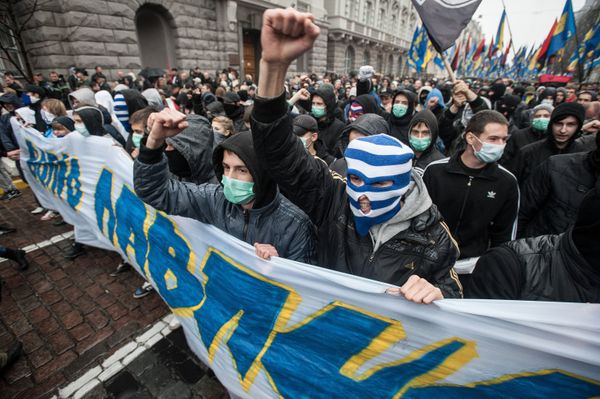 Марш по случаю 70-летия Украинской повстанческойармии