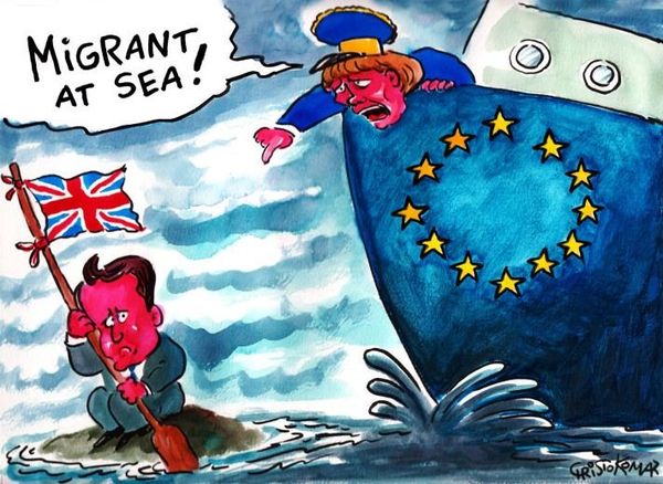 Brexit картикатура Brexit картикатура