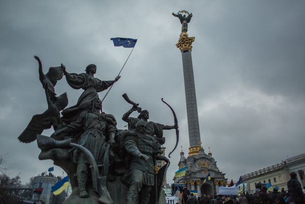 Акция в поддержку евроинтеграции Украины на площади Независимости в Киеве Акция в поддержку евроинтеграции Украины на площади Независимости в Киеве
