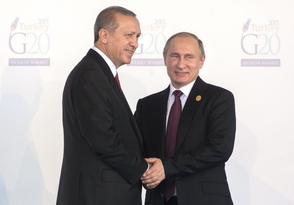 Президент РФ В.Путин принимает участие в саммите G20 в Турции