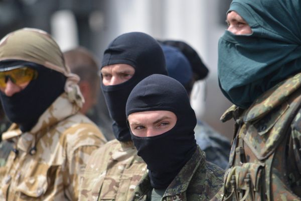 Усиление мер безопасности у Верховной Рады Украины в Киеве Усиление мер безопасности у Верховной Рады Украины в Киеве