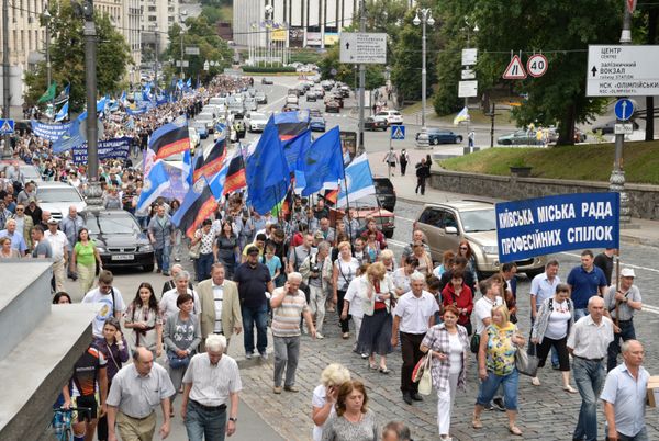 Всеукраинский марш протеста в Киеве