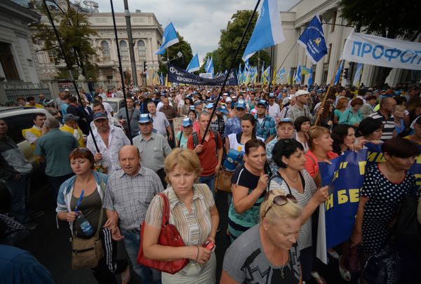 Всеукраинский марш протеста в Киеве