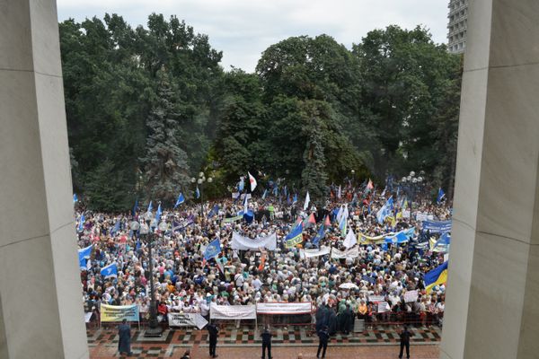 Всеукраинский марш протеста в Киеве