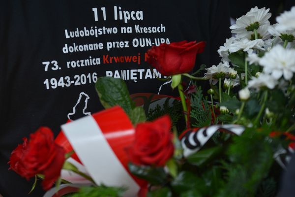 Марш памяти жертв Волынской резни в Польше