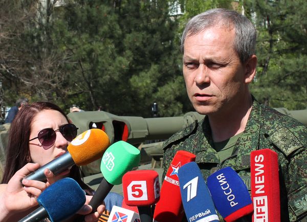 Подготовка к Параду Победы в Донецке