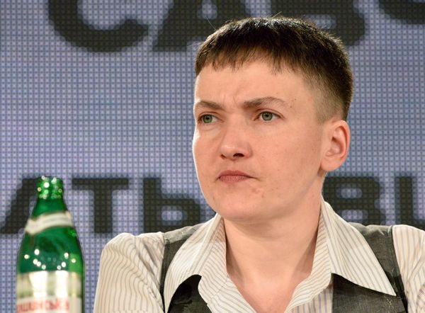 Пресс-конференция военнослужащей Надежды Савченко в Киеве