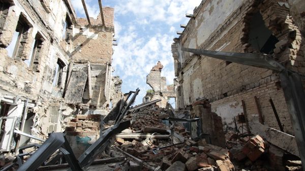 Поселок Семеновка в Донецкой области