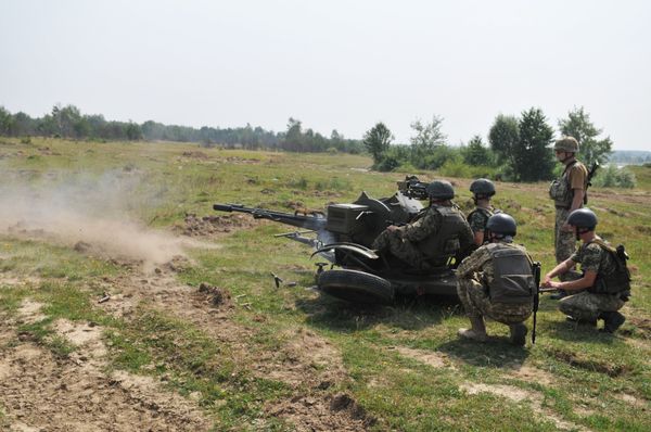 Учения пограничных войск Украины