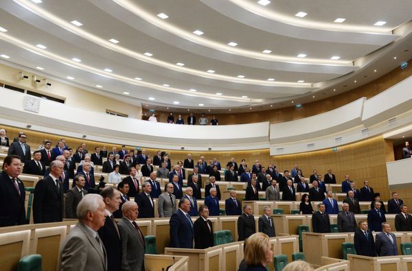 Заседание Совета Федерации РФ