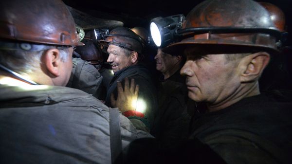Шахта имени С.П. Ткачука в Харцызске на Донбассе