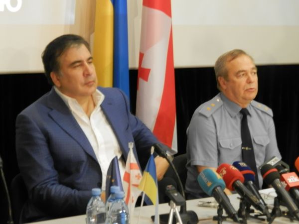 Михаил Саакашвили и Игоря Романенко на брифинге в Киеве 08.08.2016 Михаил Саакашвили и Игоря Романенко на брифинге в Киеве 08.08.2016