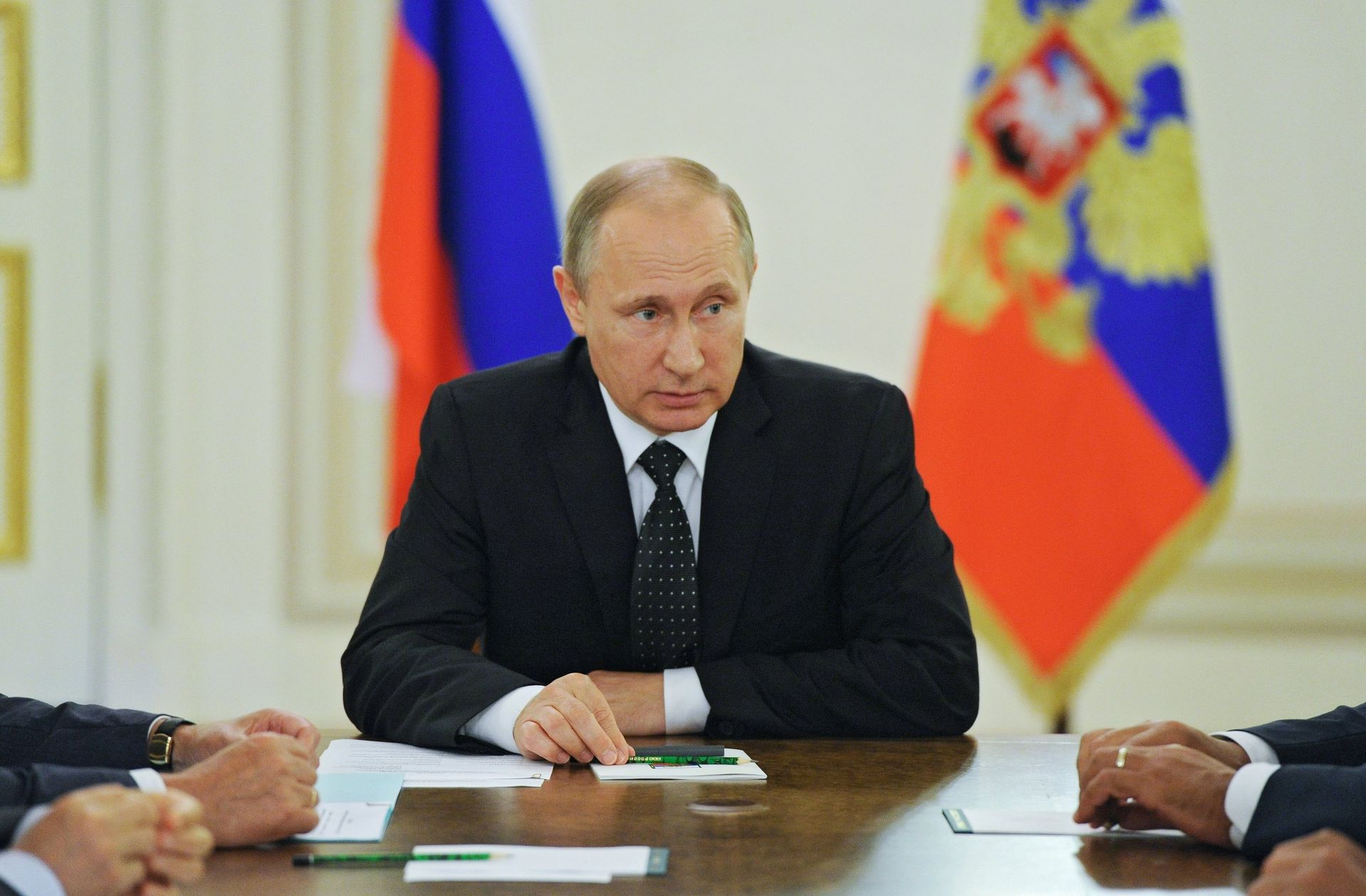 Президент РФ В. Путин провел заседание Совбеза РФ в Санкт-Петербурге - РИА Новости, 1920, 23.09.2016
