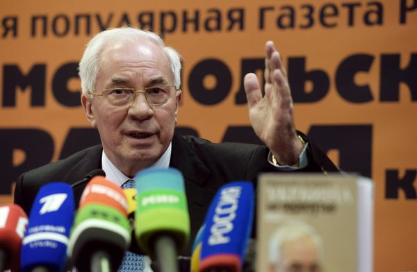 Пресс-конференция Николая Азарова, посвященная выходу его книги Украина на перепутье
