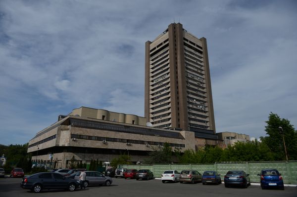 Здание Киевского телецентра.