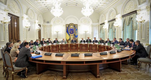 Заседание Совета национальной безопасности и обороны Украины