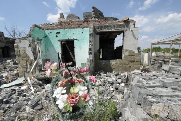 Поселок Семеновка в Донецкой области