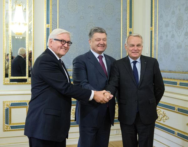 Встреча президента Украины с главами МИД Германии и Франции